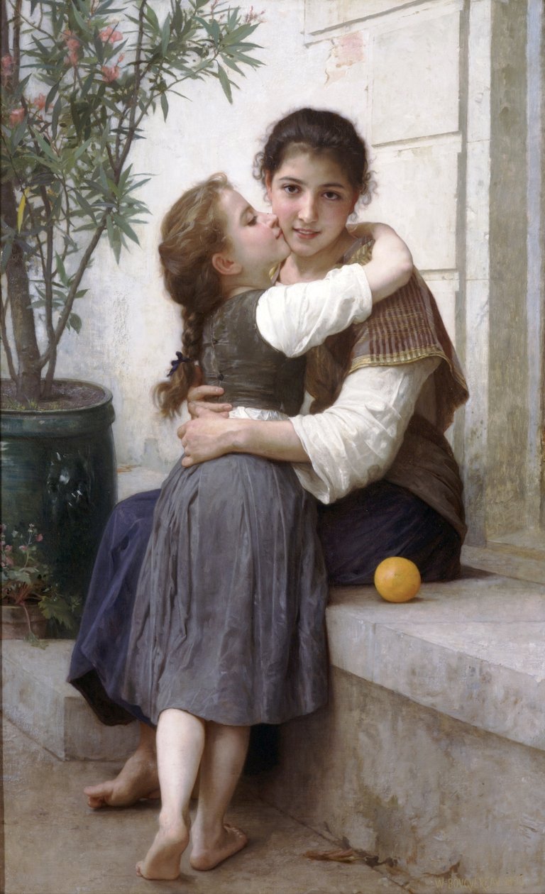 Um pouco de persuasão de William Adolphe Bouguereau