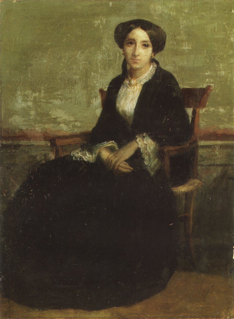 Um retrato de Genevieve Bouguereau de William Adolphe Bouguereau