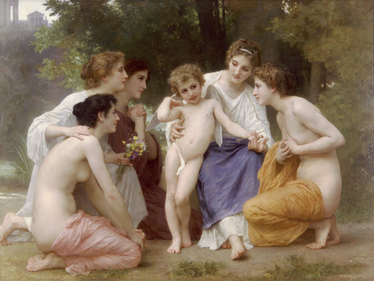 Admiração de William Adolphe Bouguereau