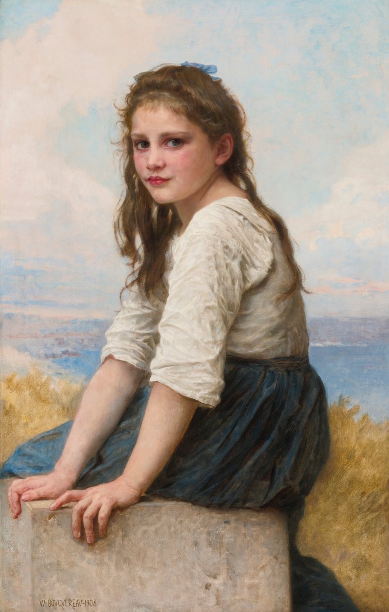 À beira-mar de William Adolphe Bouguereau