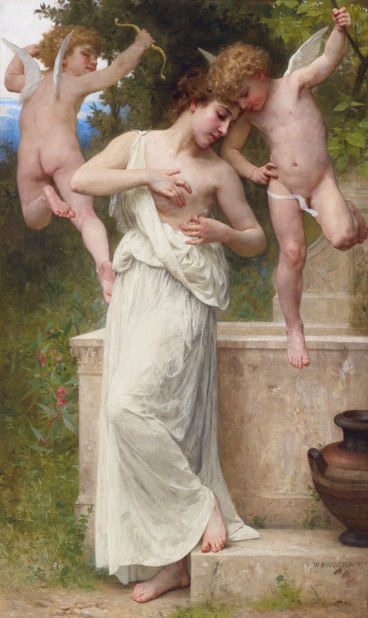 Feridas de dano de William Adolphe Bouguereau