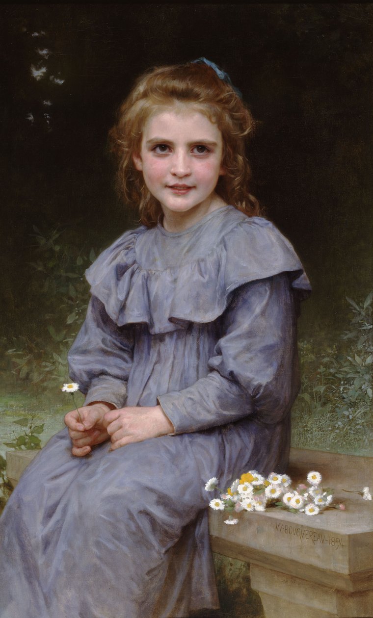 Margaridas de William Adolphe Bouguereau
