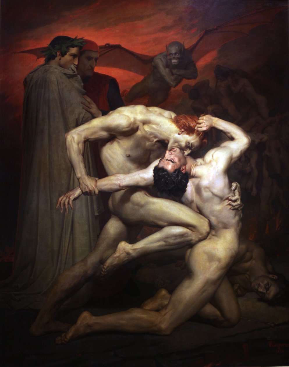 Dante e Virgílio de William Adolphe Bouguereau