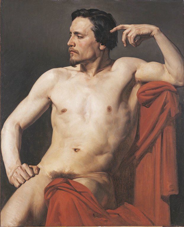 Metade pintada figura de William Adolphe Bouguereau