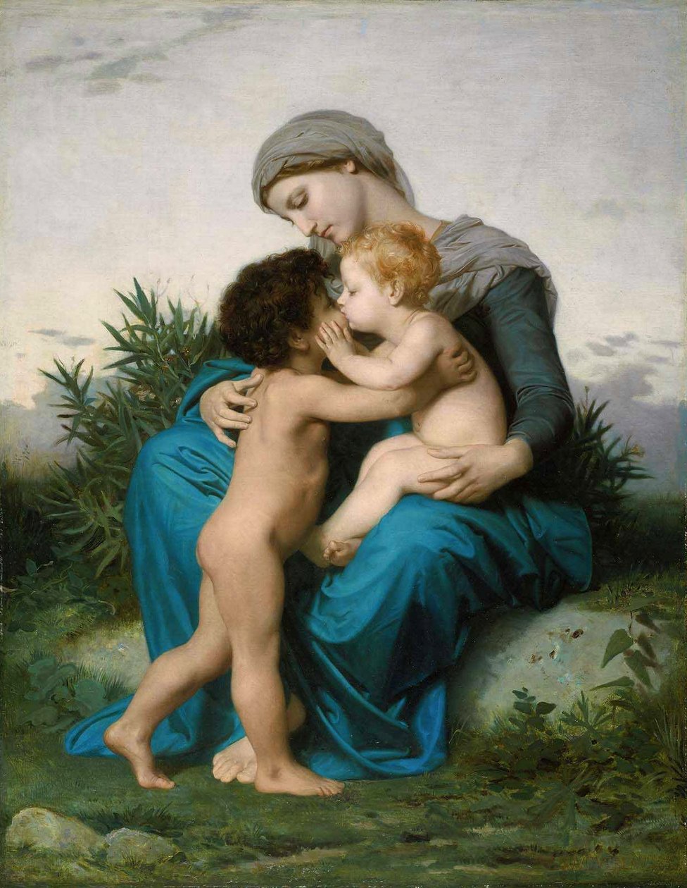 Amor fraterno de William Adolphe Bouguereau