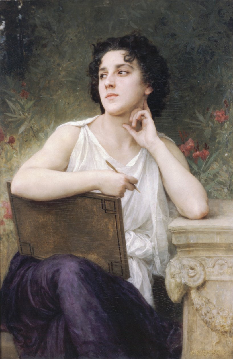 Inspiração (1898) de William Adolphe Bouguereau