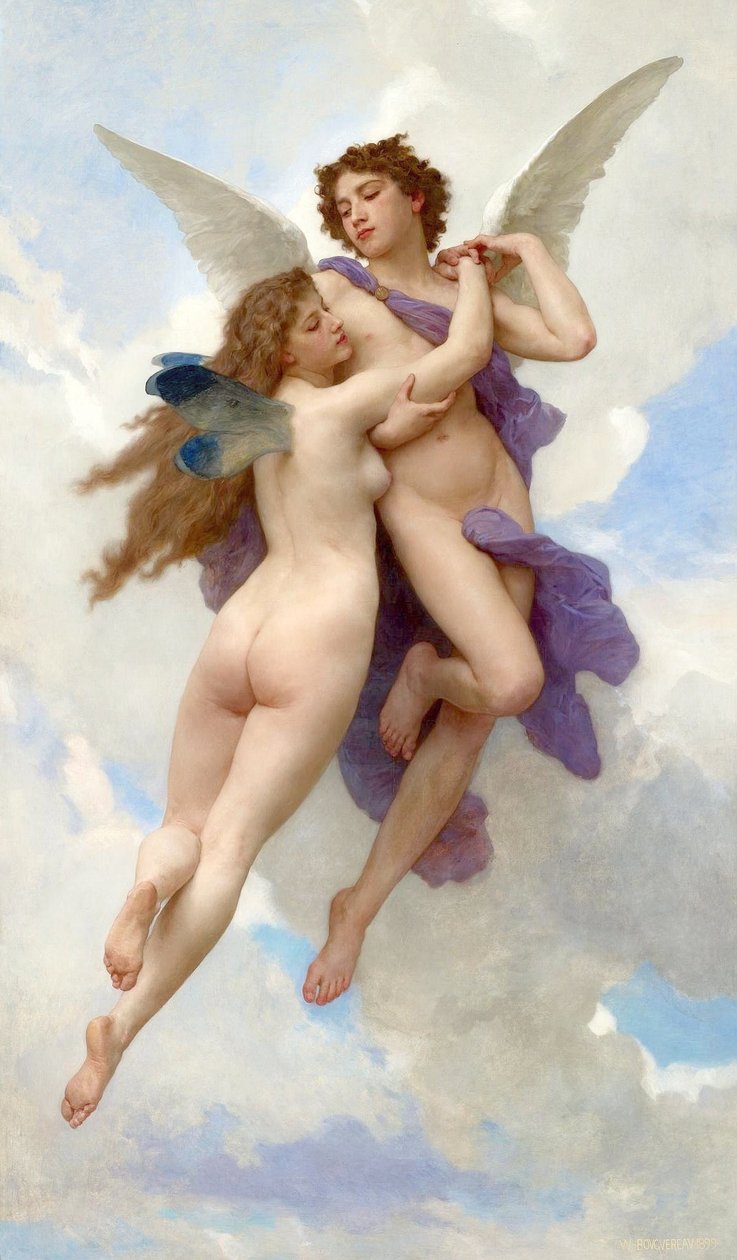 Amor e Psicologia de William Adolphe Bouguereau