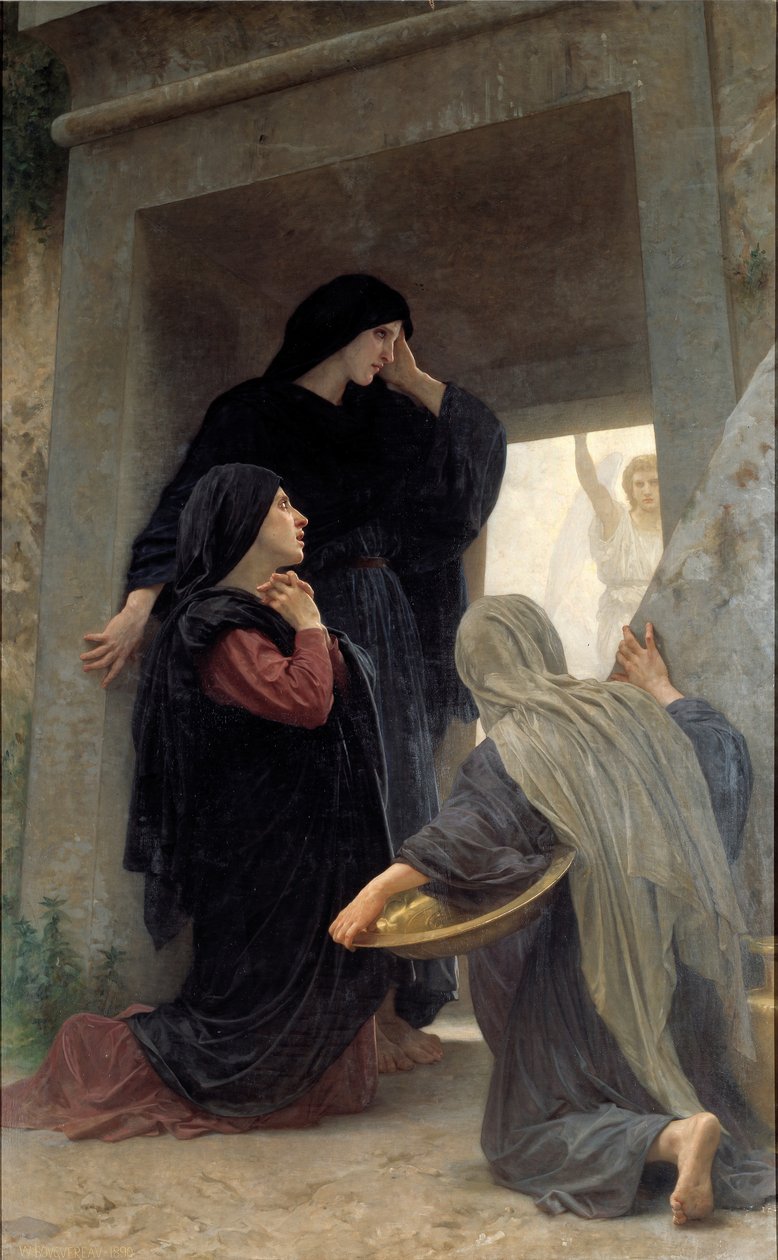 As mulheres sagradas no túmulo de William Adolphe Bouguereau