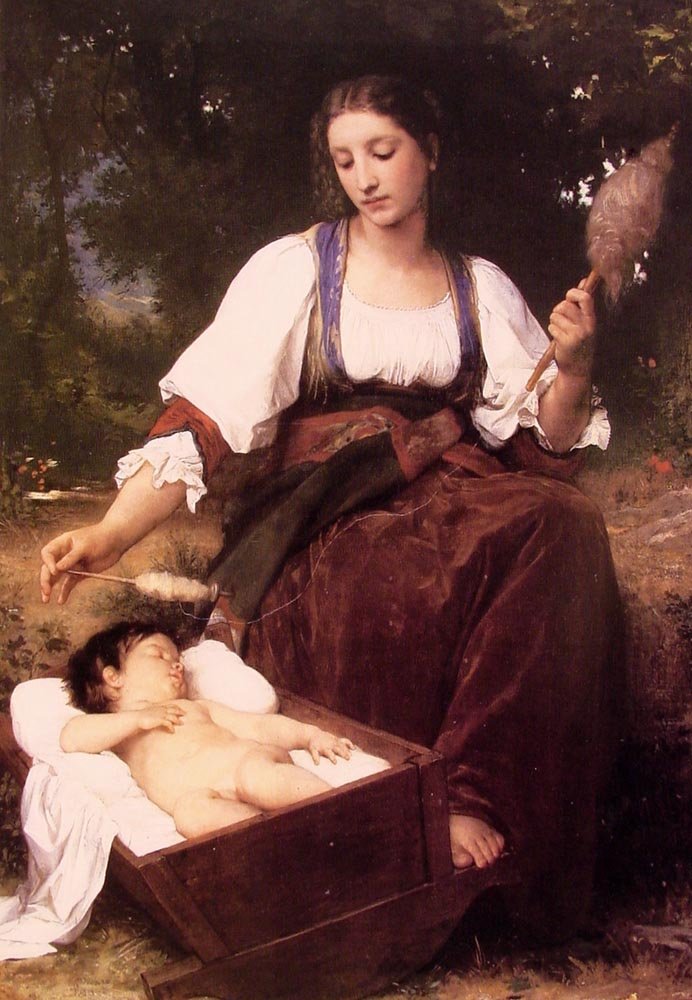 Canção de ninar de William Adolphe Bouguereau