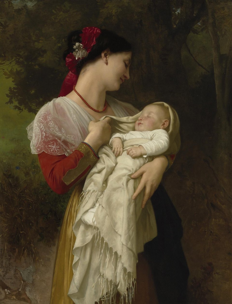 Admiração Materna de William Adolphe Bouguereau