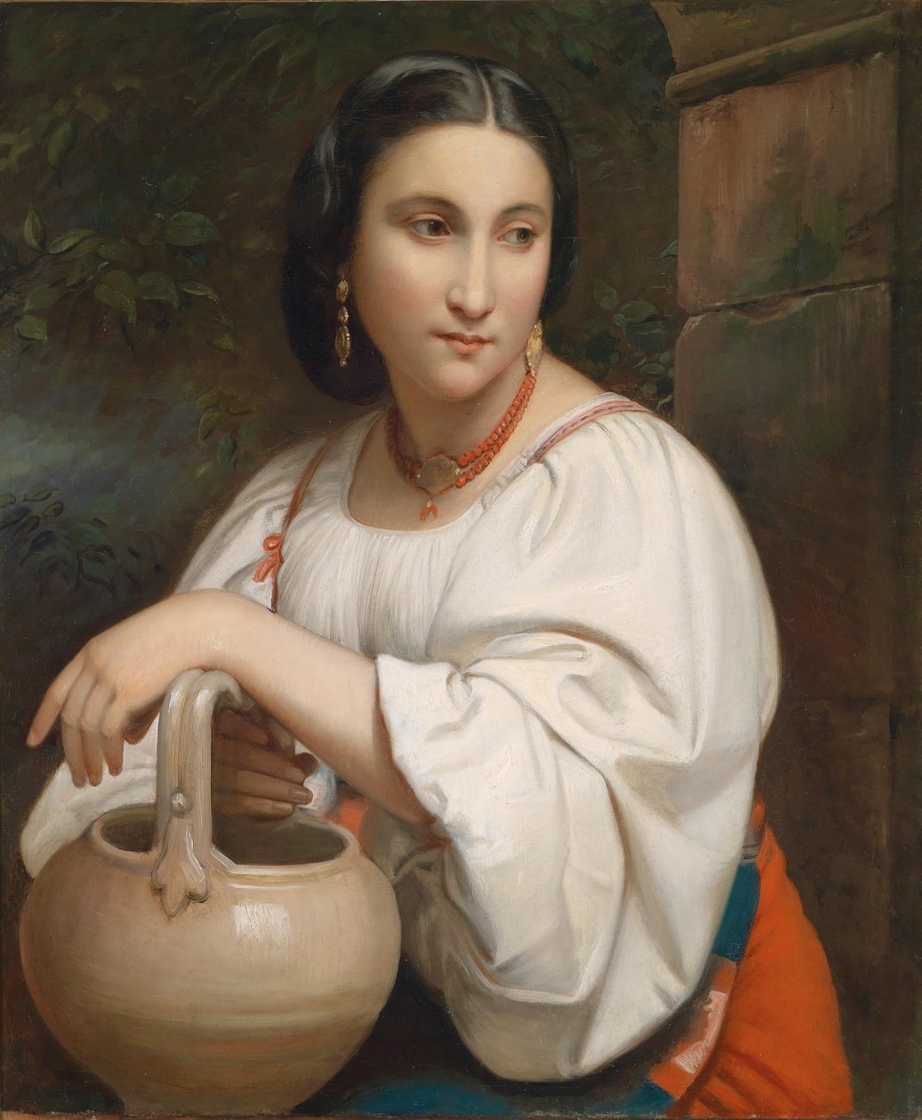 Retrato de um jovem romano de William Adolphe Bouguereau