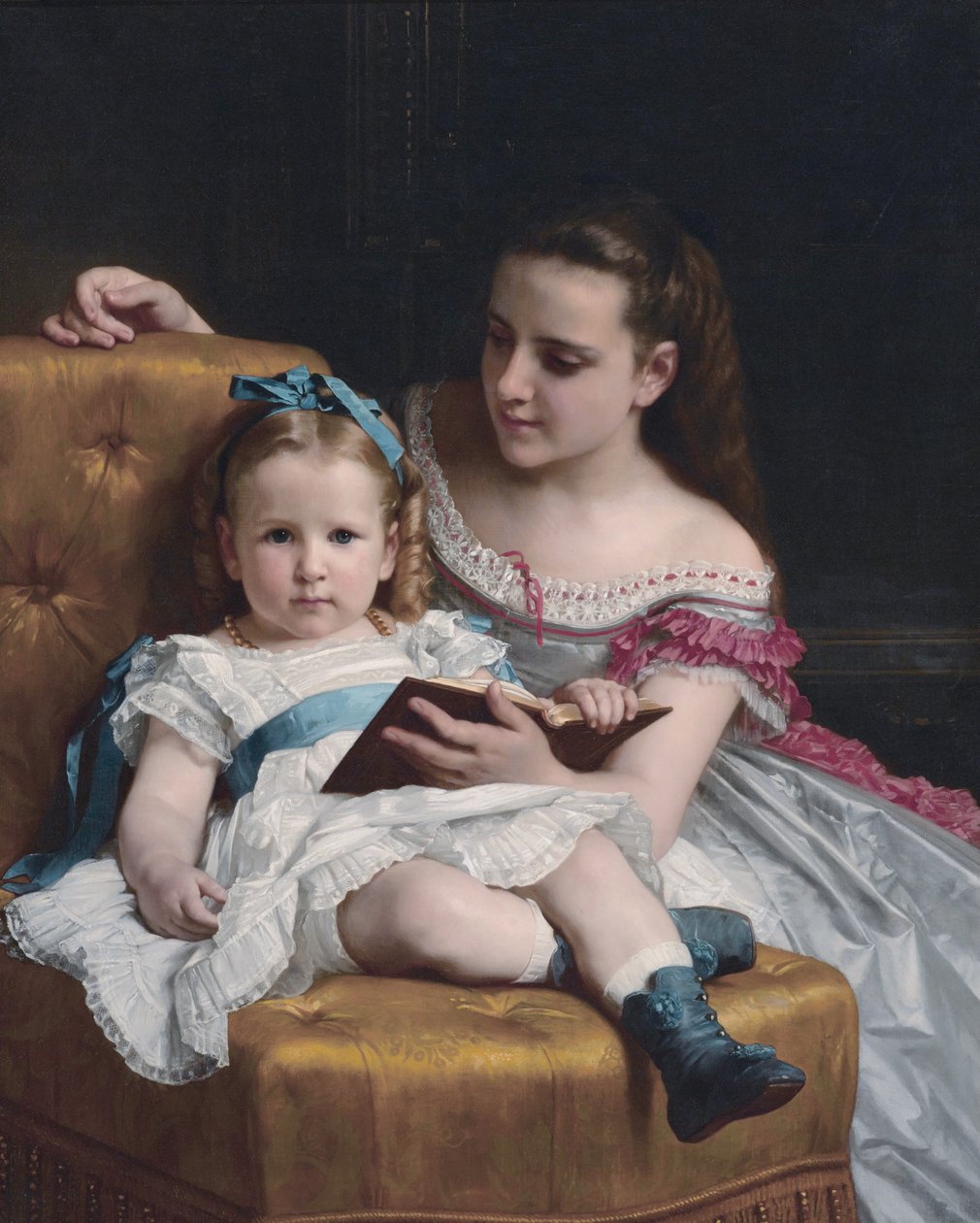 Retrato de Eva e Frances Johnston de William Adolphe Bouguereau
