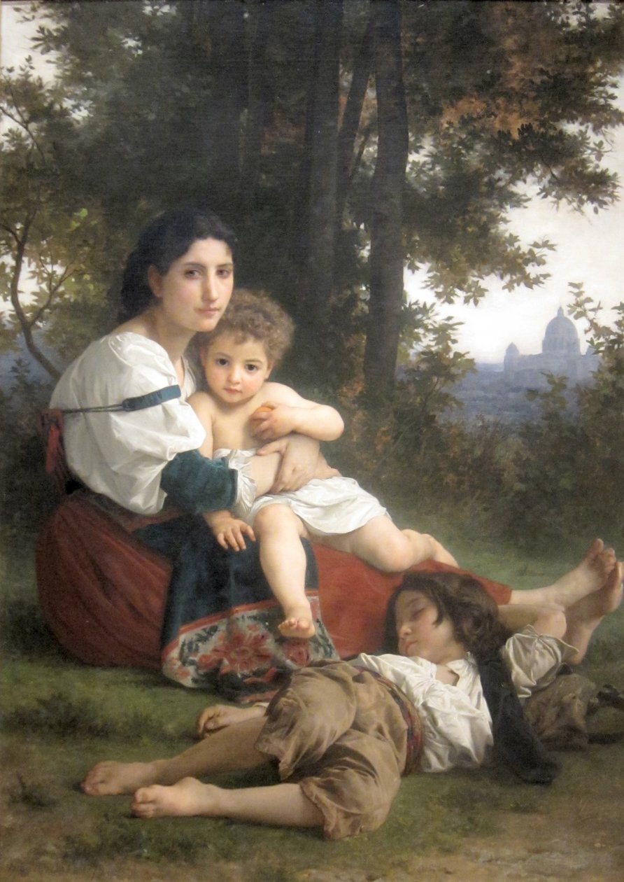 Descansar de William Adolphe Bouguereau