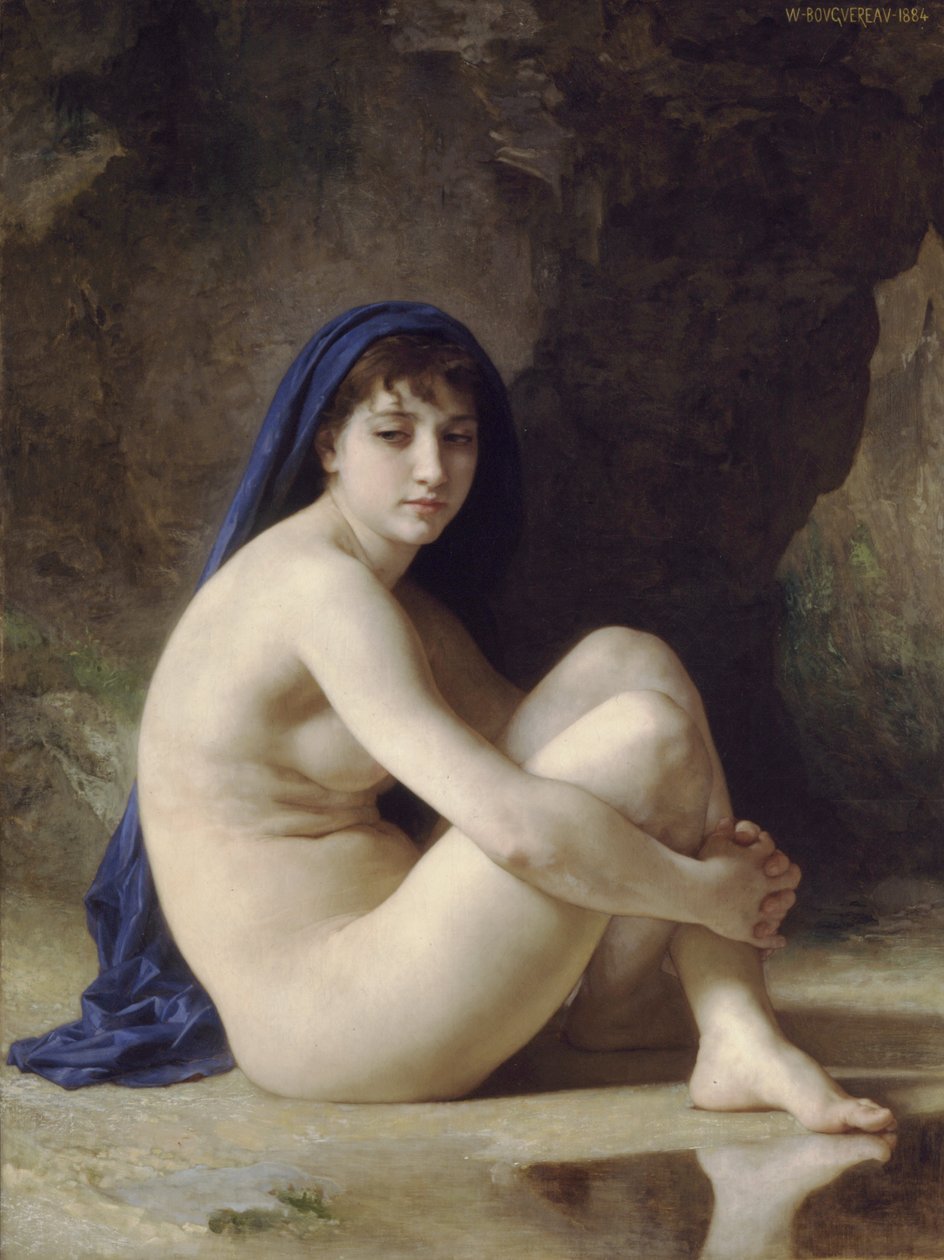 Nudez sentado de William Adolphe Bouguereau