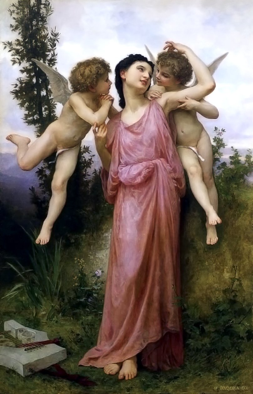 Tender Words de William Adolphe Bouguereau