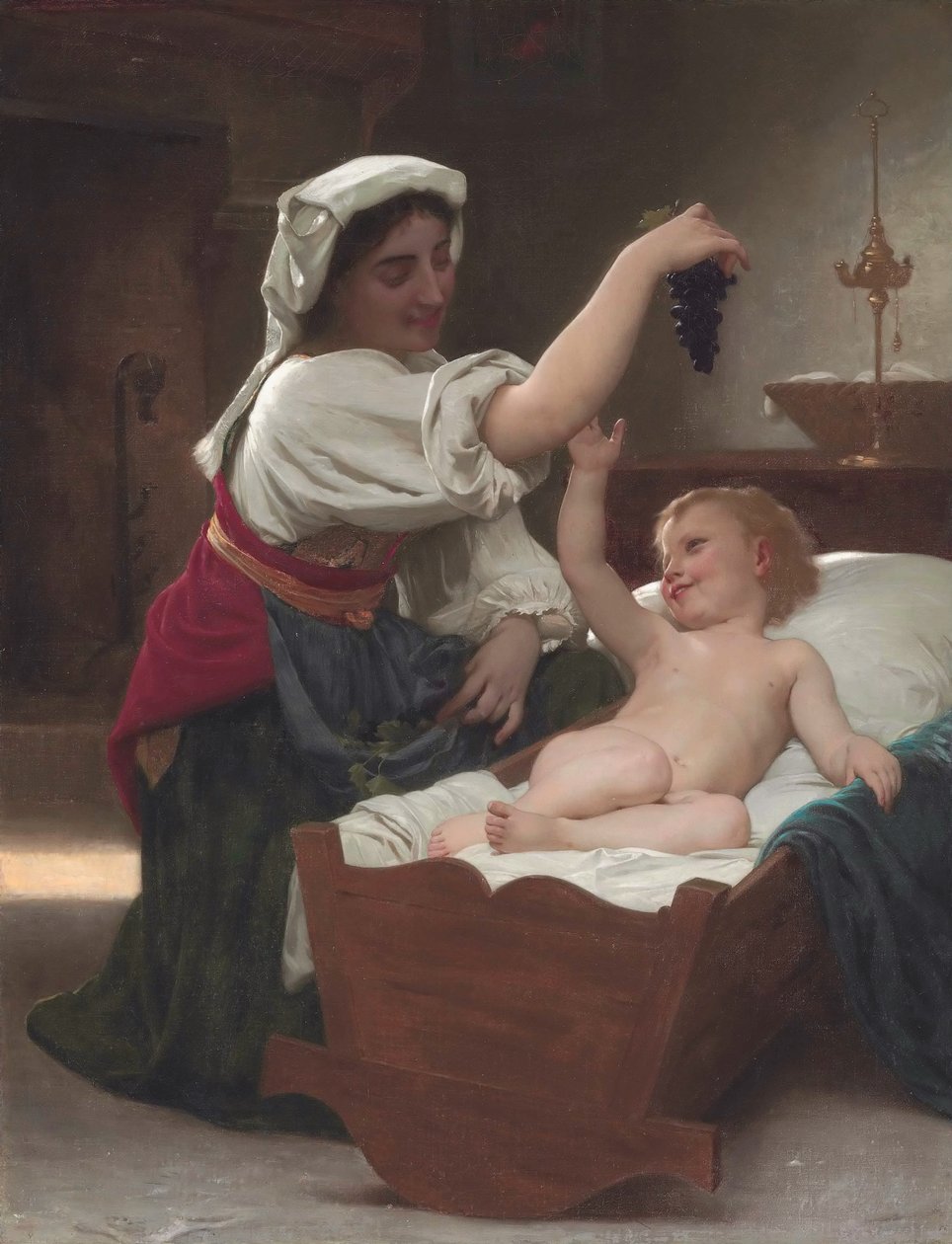 O cacho de uvas de William Adolphe Bouguereau