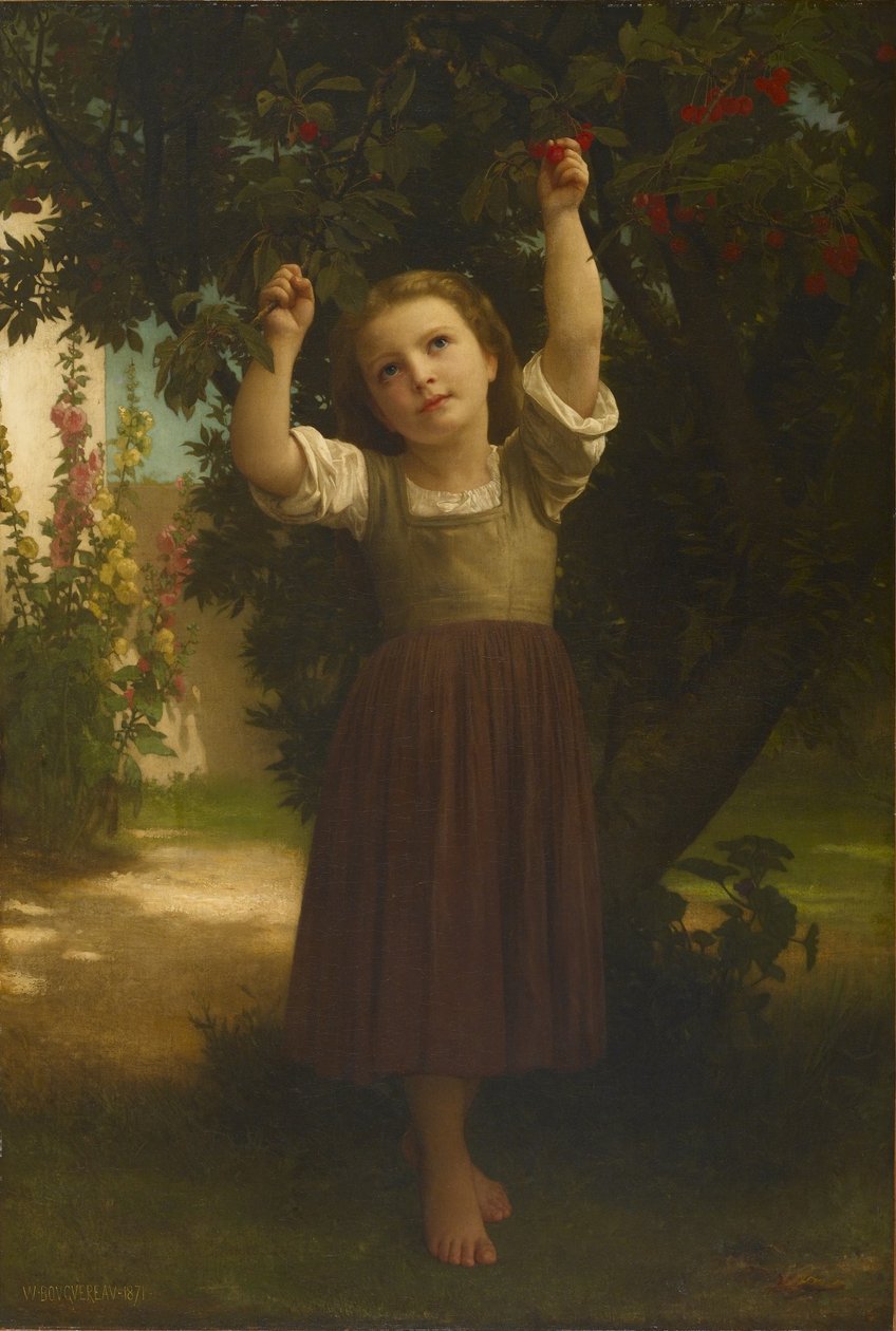 O selecionador de cereja de William Adolphe Bouguereau