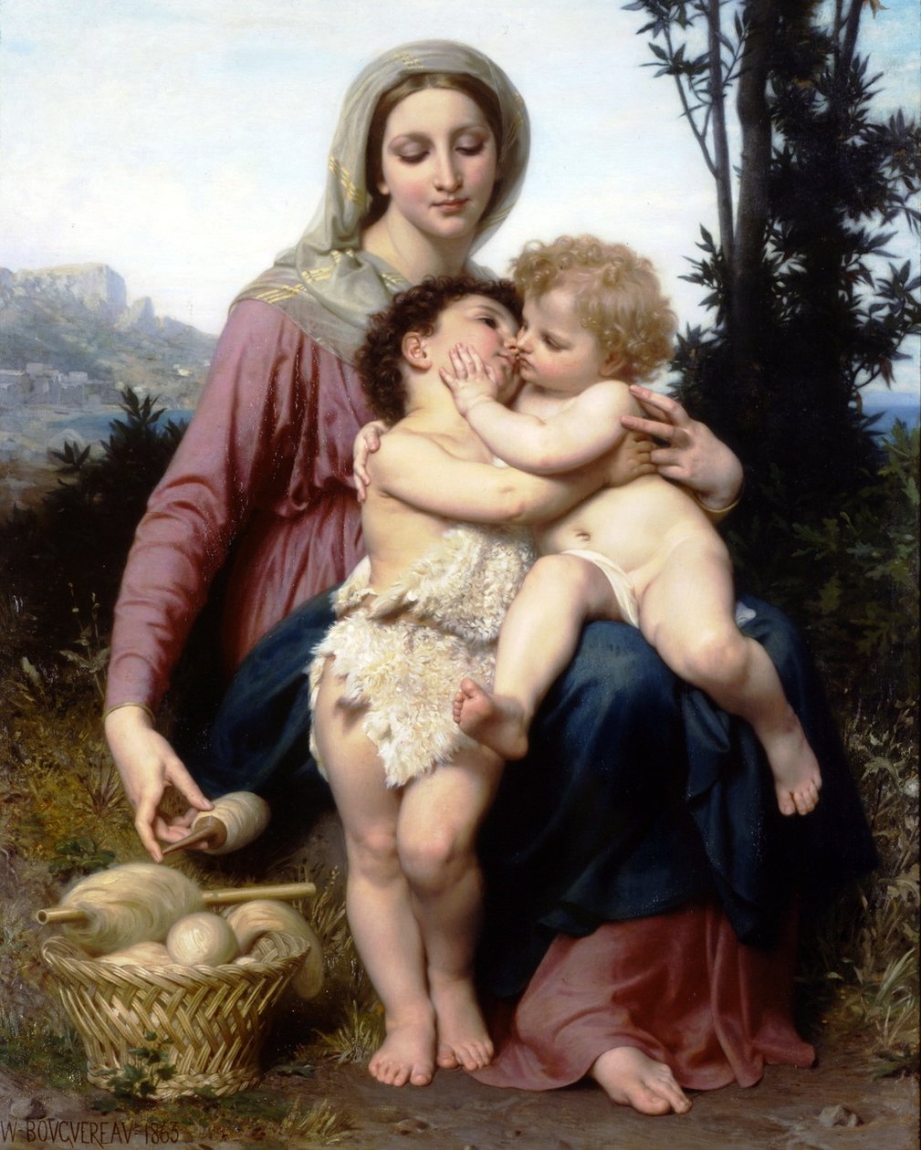 A Sagrada Família de William Adolphe Bouguereau