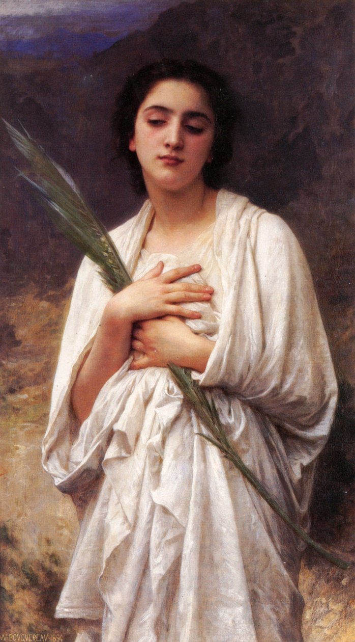 Folha de palmeira de William Adolphe Bouguereau