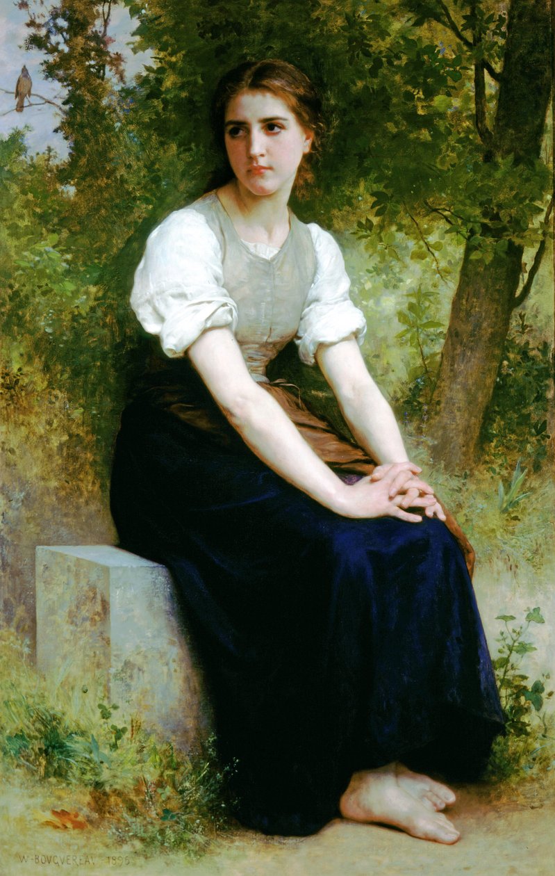 A canção do rouxinol de William Adolphe Bouguereau