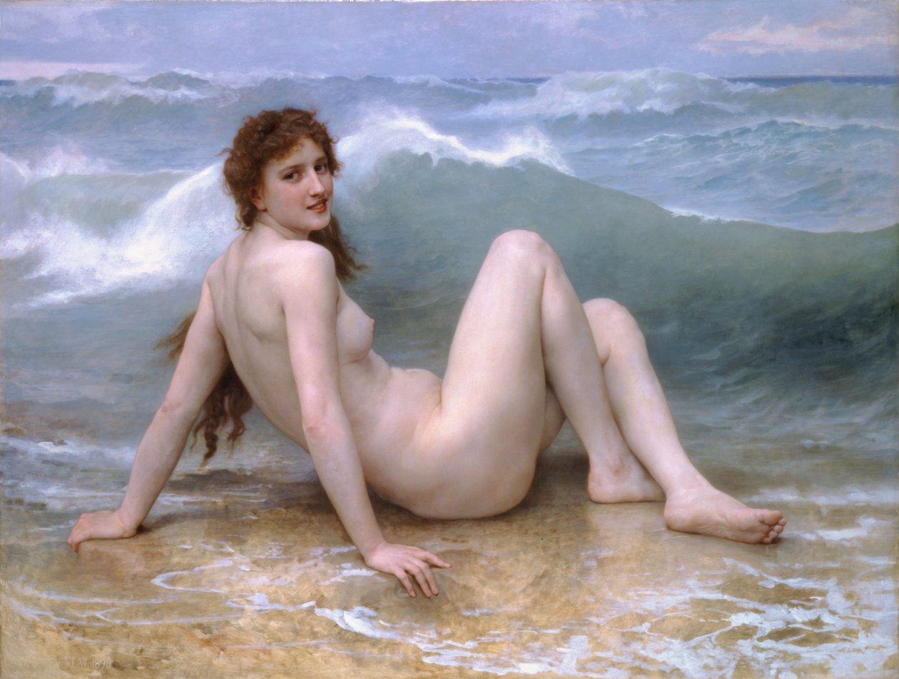 A onda de William Adolphe Bouguereau