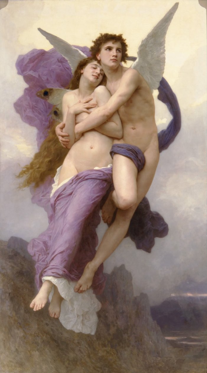O rapto de Psique de William Adolphe Bouguereau