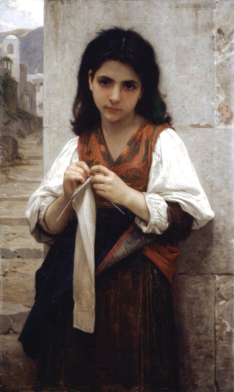 máquina para tricotar de William Adolphe Bouguereau