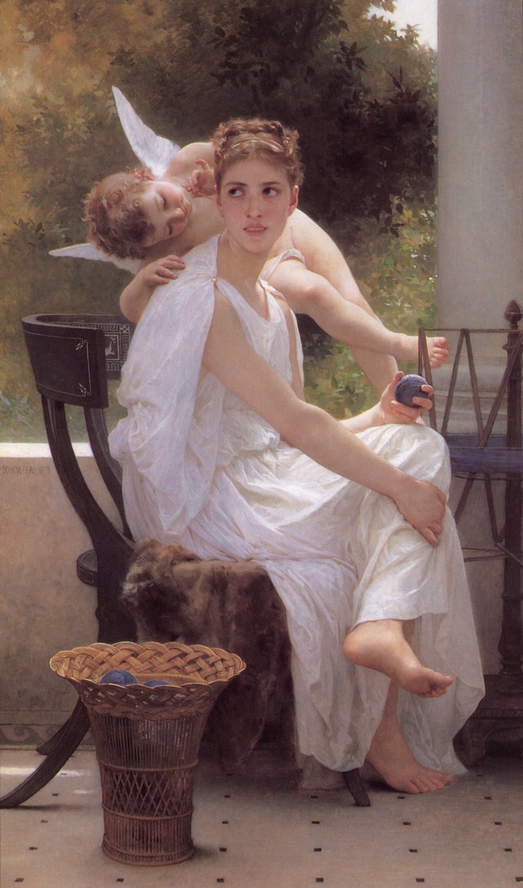 Trabalho interrompido de William Adolphe Bouguereau