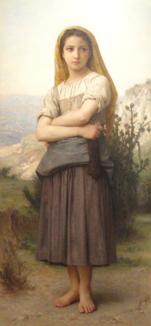 Menina jovem de William Adolphe Bouguereau