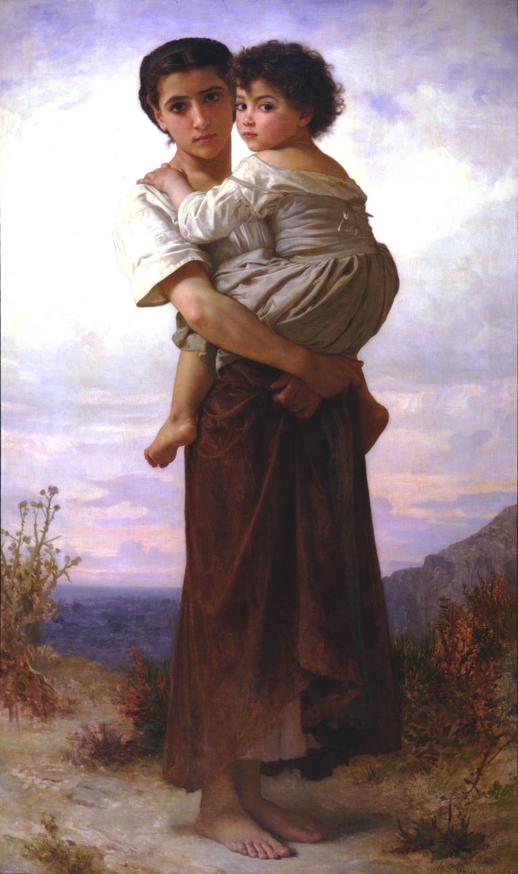 Jovens ciganos de William Adolphe Bouguereau