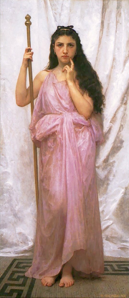 Jovem sacerdotisa de William Adolphe Bouguereau