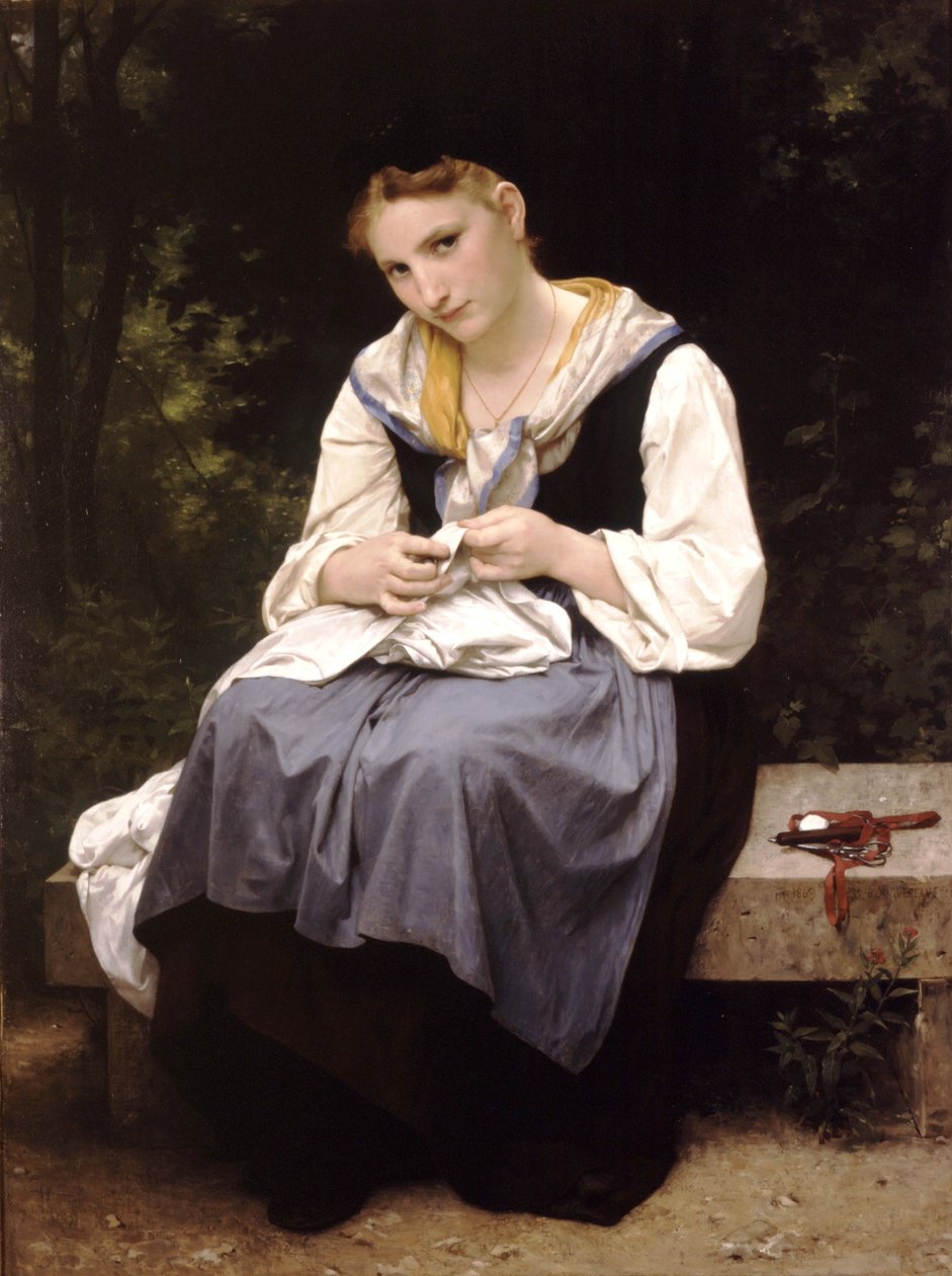 Jovem trabalhador de William Adolphe Bouguereau