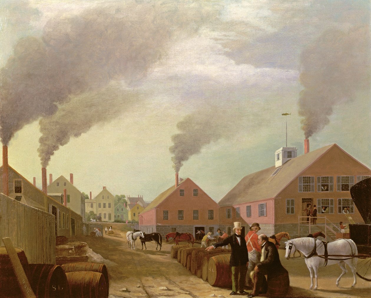 Leonard Oil Works de William Allen Wall