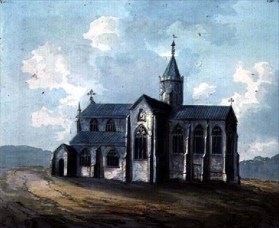 Uma igreja com uma torre redonda de William Anderson