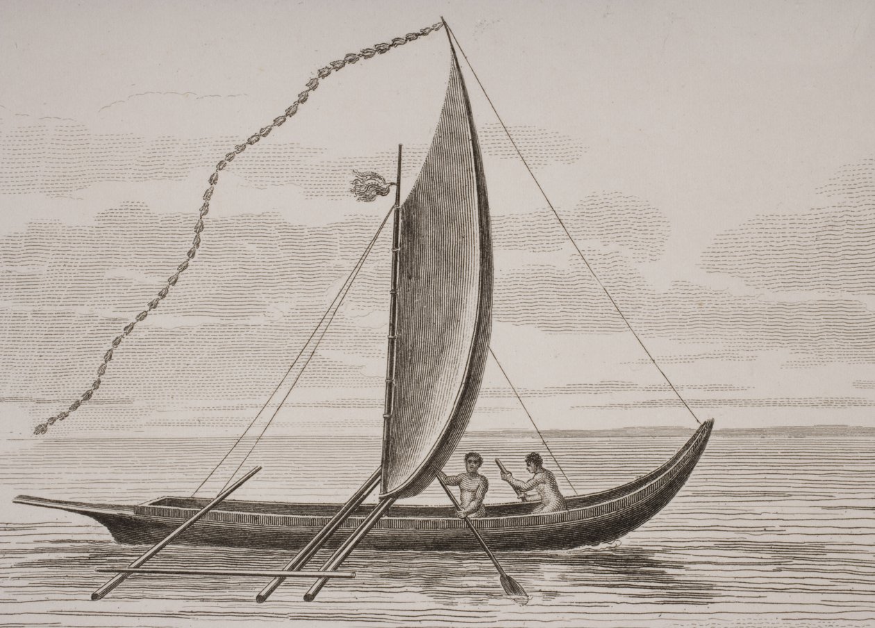 Um Pahie, gravado por Thomas Milton (1743-1827) 1820 de William Anderson
