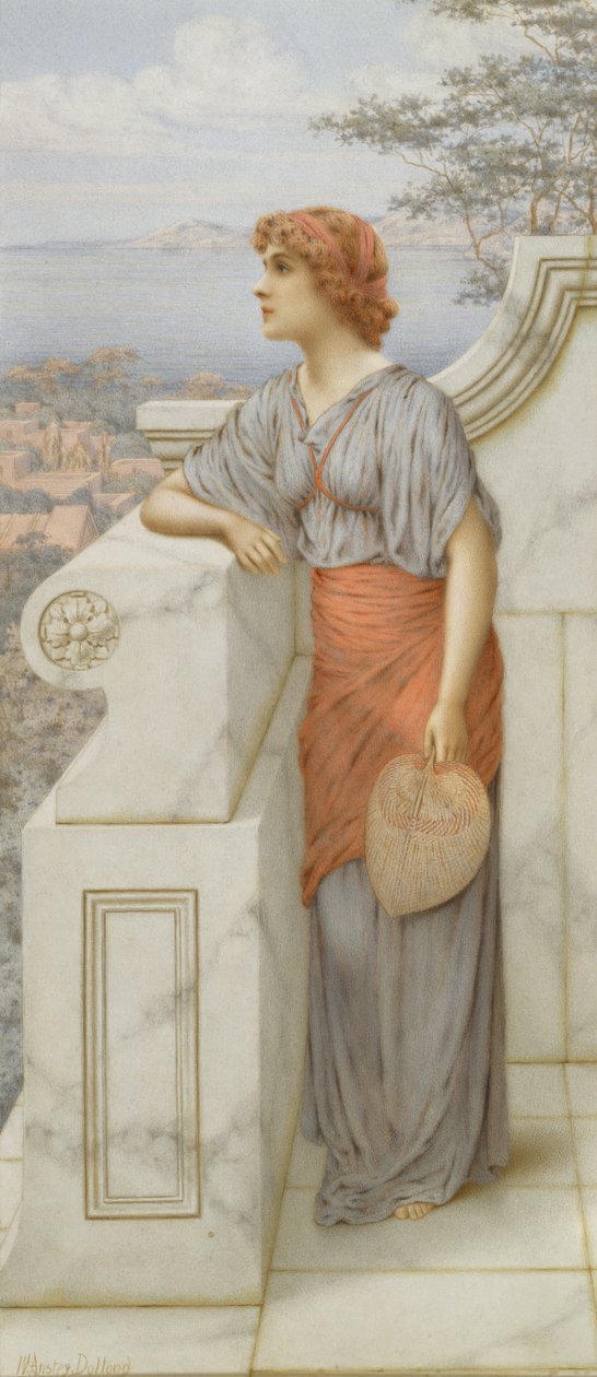 O oferecimento de óleo sobre tela de William Anstey Dolland