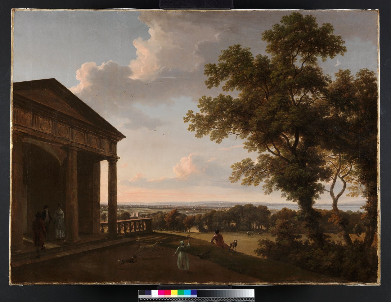 Vista em Mount Merrion Park, 1804 de William Ashford