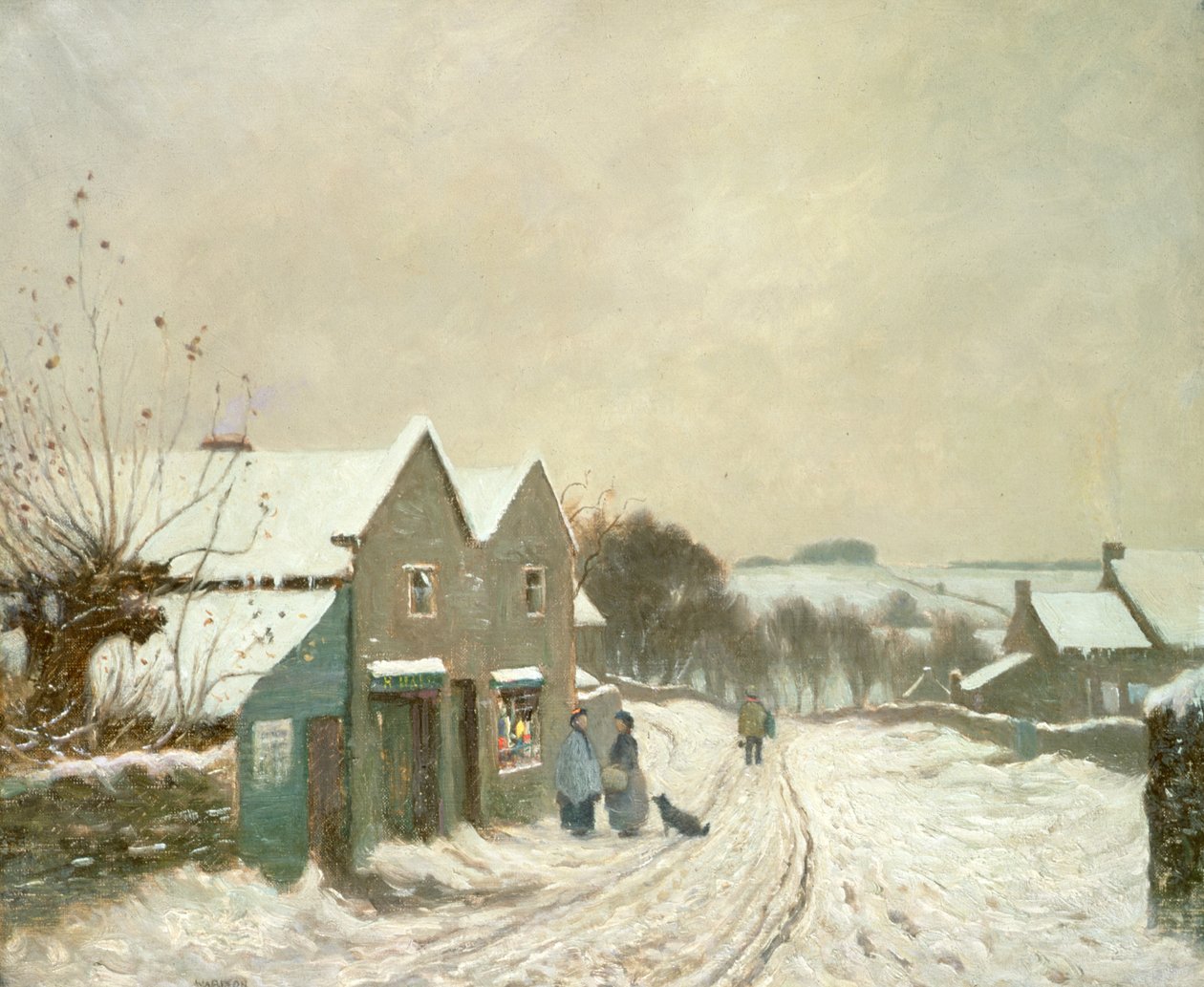 Winter at Turkdean de William Augustus Rixon