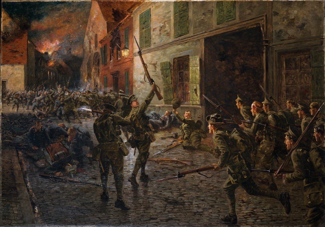 Landrecies, 25 de agosto de 1914, 1915 de William Barnes Wollen