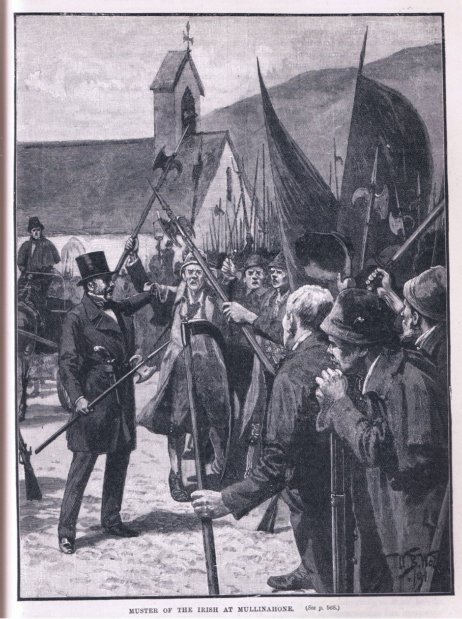 Padrões dos irlandeses em Mullinahone AD 1848 de William Barnes Wollen