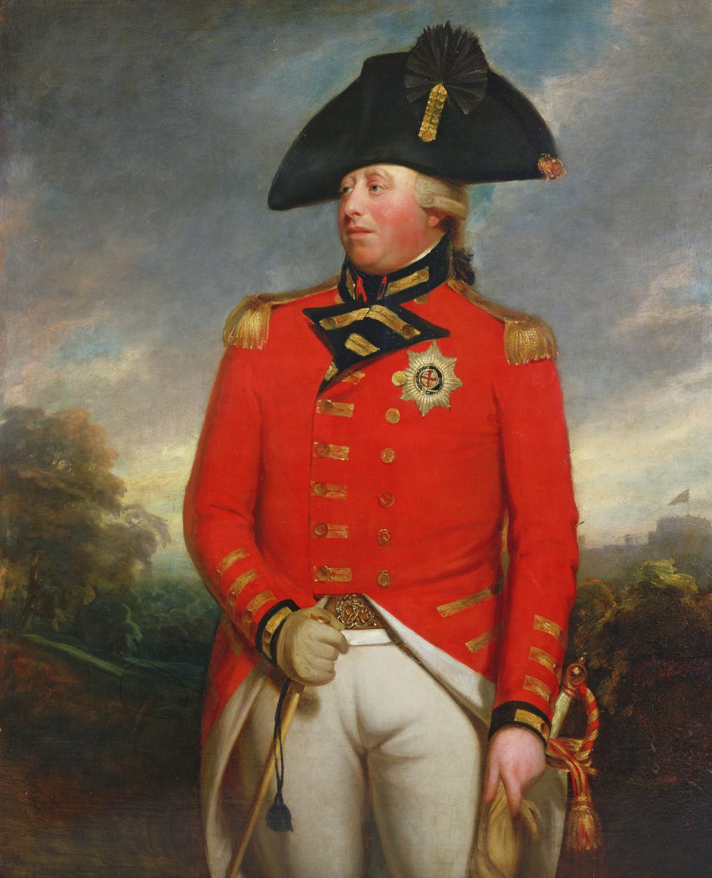 Retrato do rei george iii de William Beechey