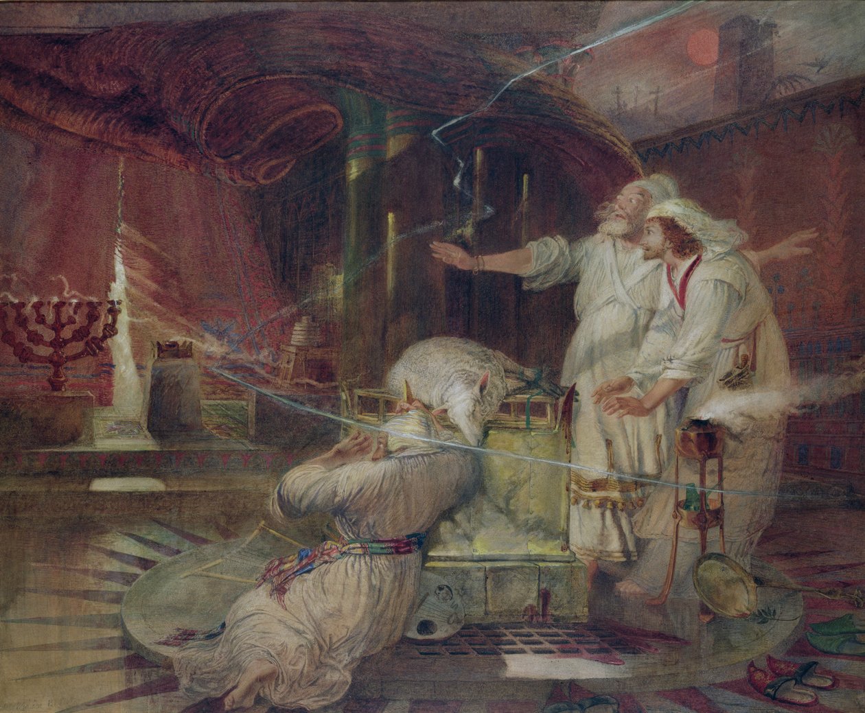 O Rendimento do Véu, 1869 de William Bell Scott