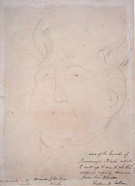 Um chefe visionário, 1819-20 de William Blake