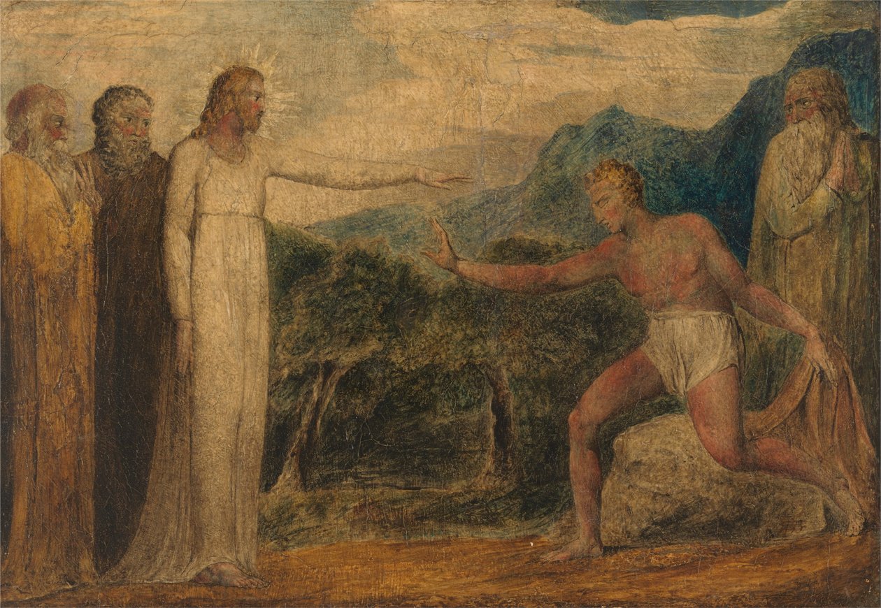 Cristo dando visão a Bartimeu de William Blake
