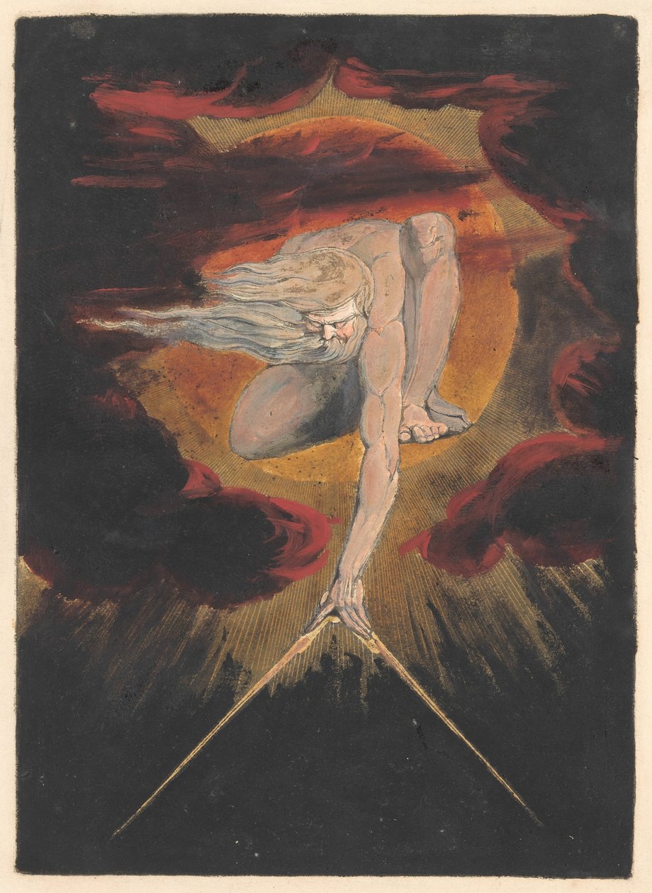 Europa. Uma profecia, placa 1, frontispício de William Blake