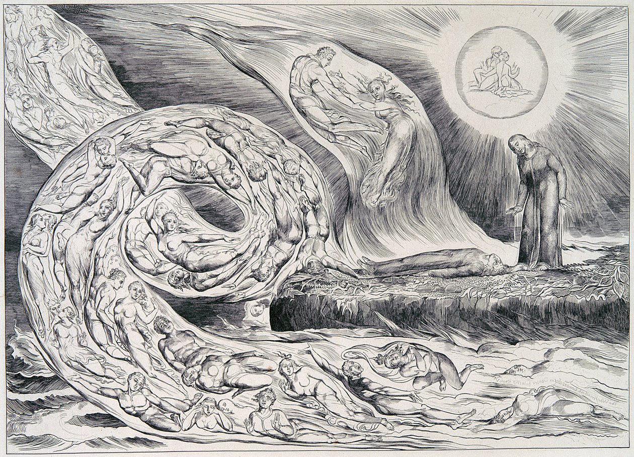 Ilustrações de Dante de William Blake