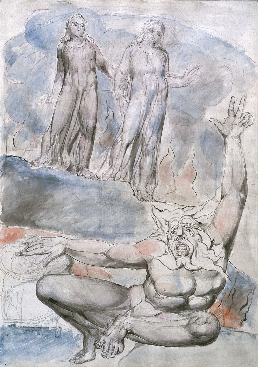 Ilustrações para Dantes Divina de William Blake