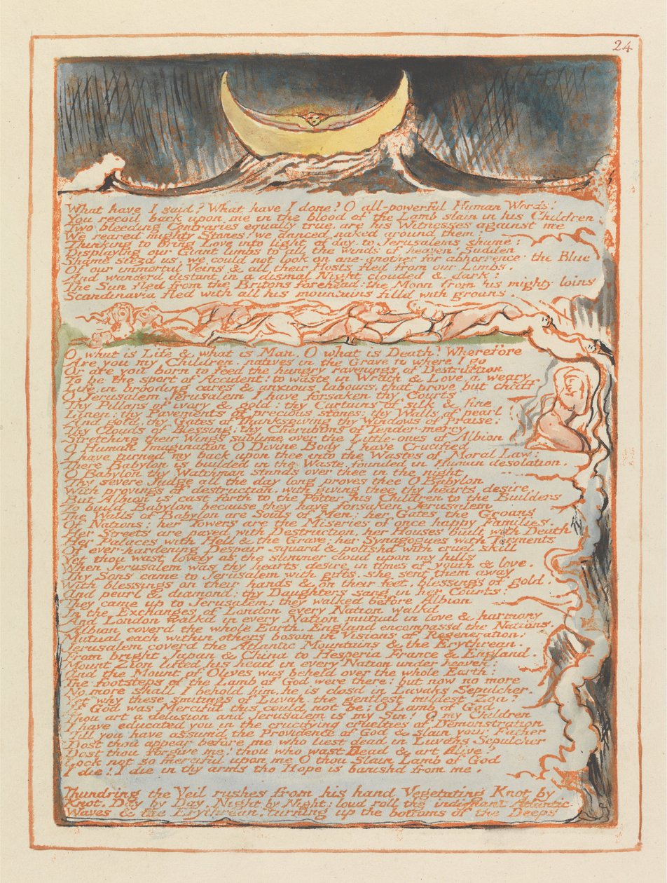 Jerusalém, Placa 24, de William Blake