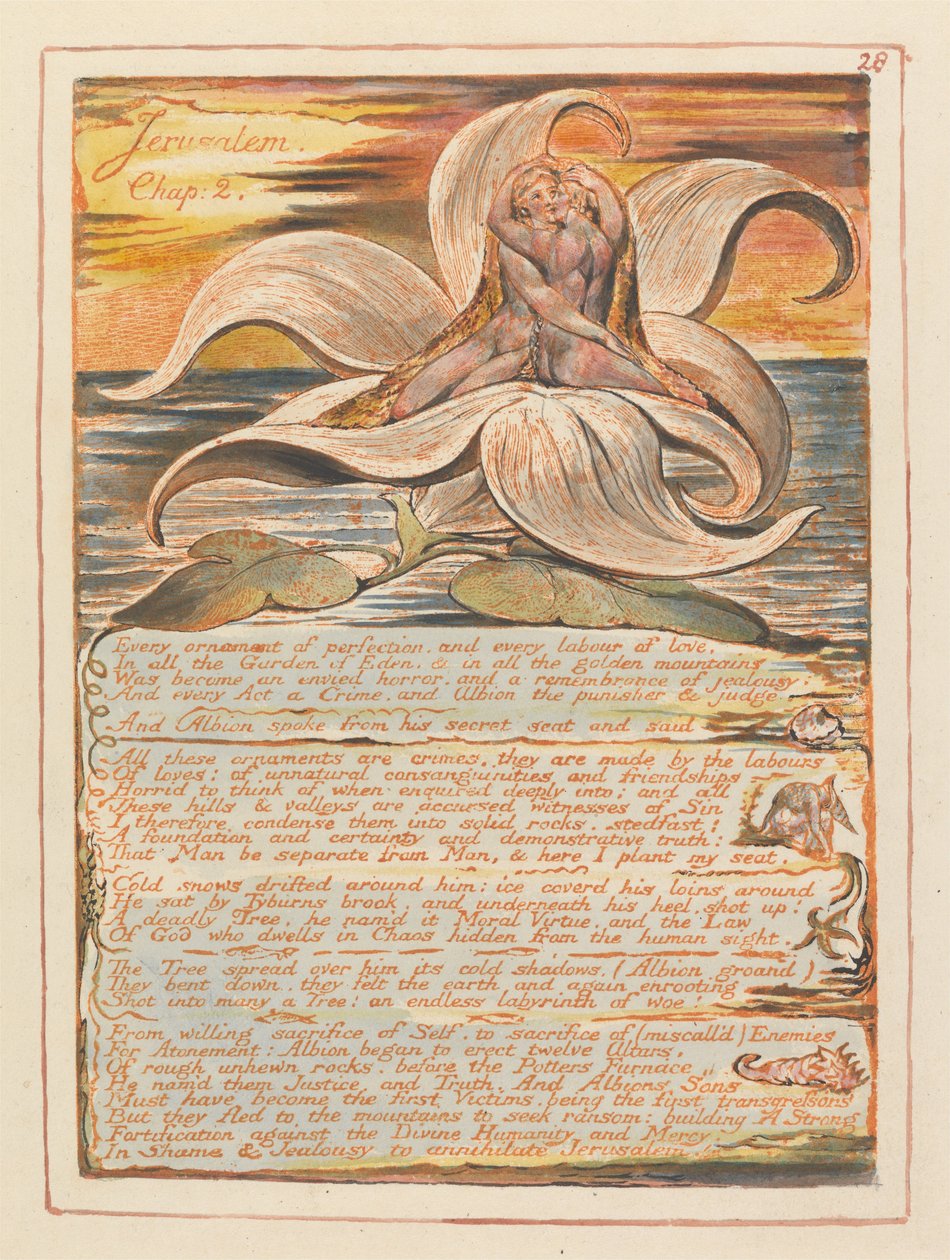 Jerusalém, Placa 28, de William Blake