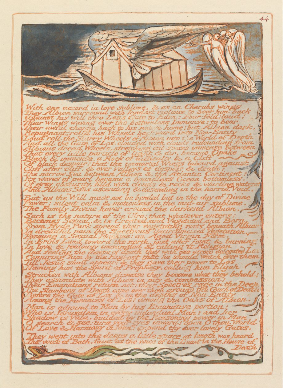 Jerusalém, Placa 44, de William Blake